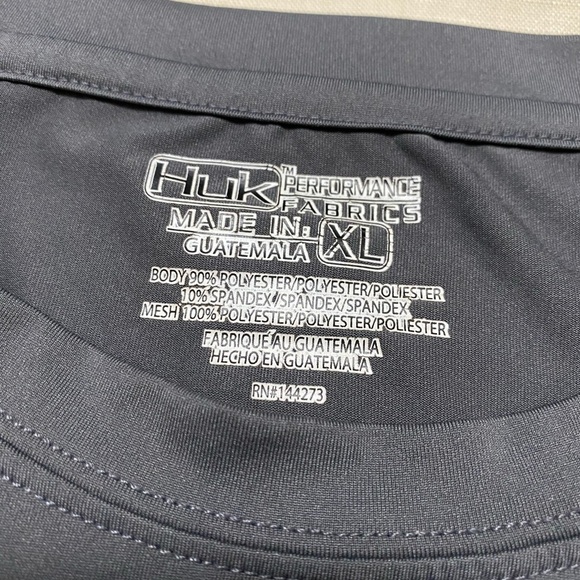 Huk Performance Fishing Men’s XL Gray Long Sleeve Quick Dry Shirt Top. - Picture 4 of 9